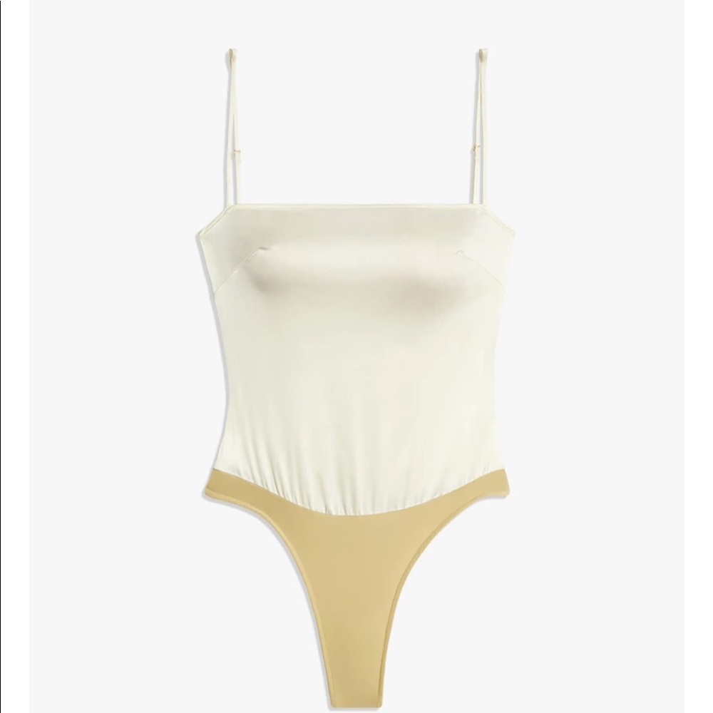 WEWOREWHAT Charmeuse Bodysuit
